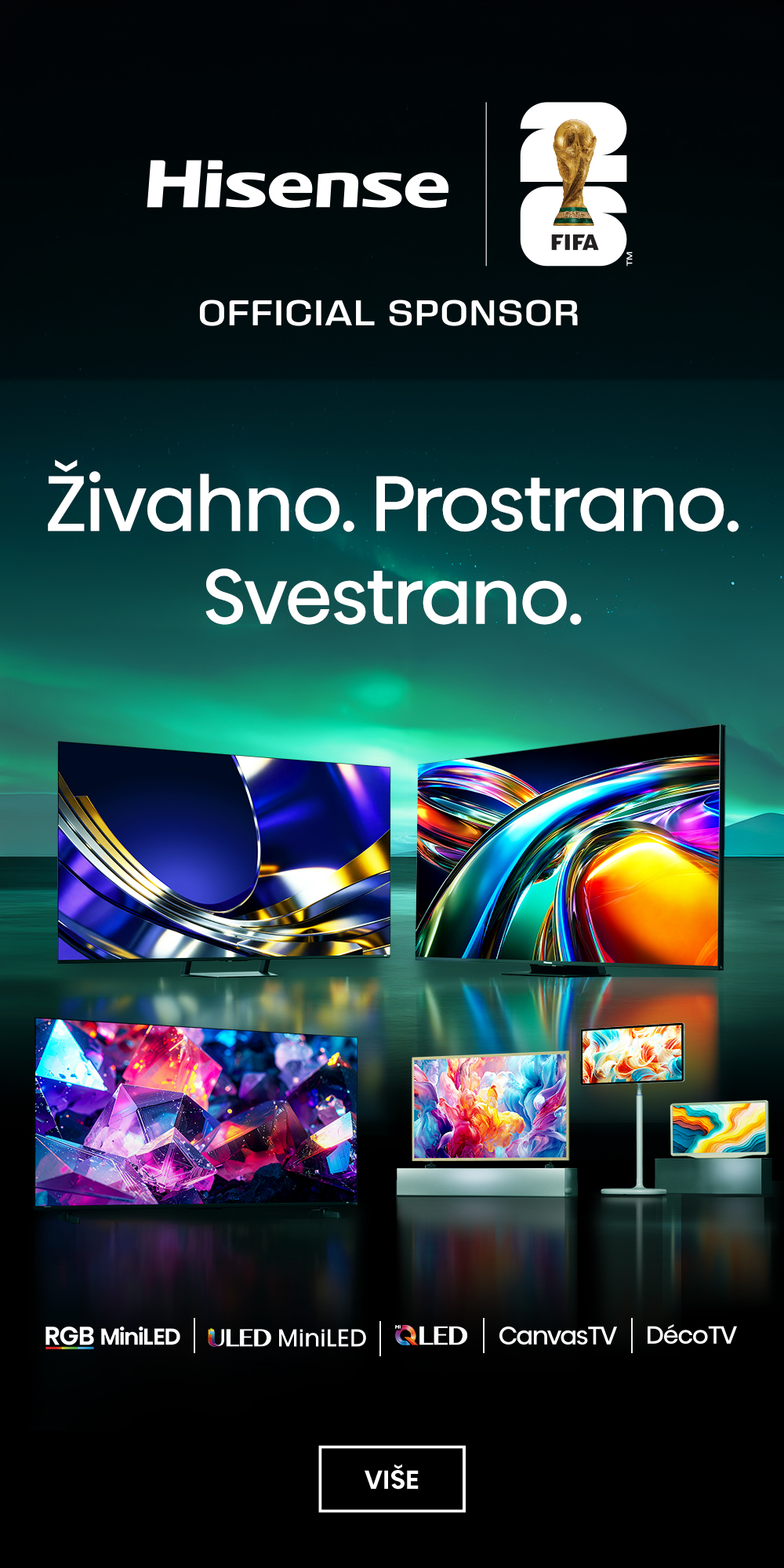 Hisense vertikalni banner